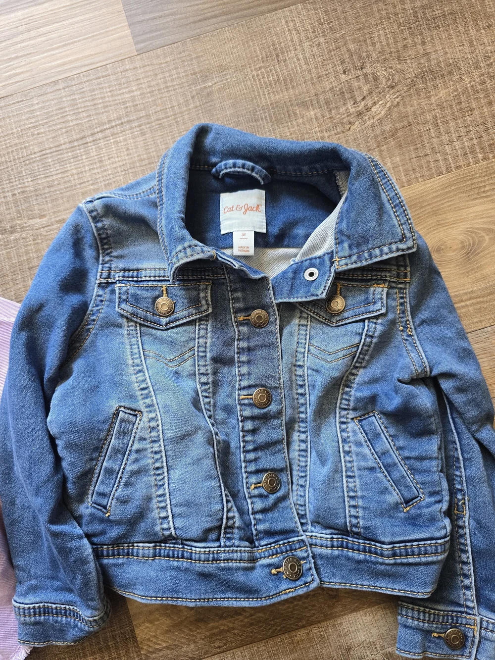 Kids' Purple & Denim Jackets